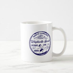 Retro Vintage Surfing 1974 Pacific Ocean Surf 50th Coffee Mug
