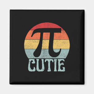 Retro Vintage Symbol Pi Day Math Teacher Funny Pi Magnet