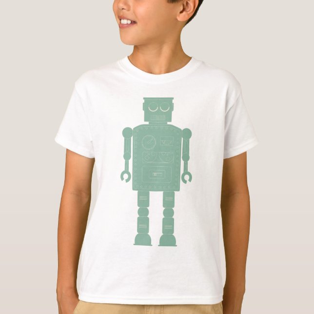 Retro vintage toy robot T-Shirt (Front)