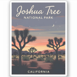 Retro Vintage Travel Joshua Tree National Park