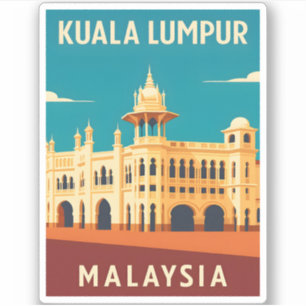 Retro Vintage Travel Kuala Lumpur Malaysia