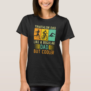 Retro Vintage Triathlon Dad Father's Day Triathlet T-Shirt