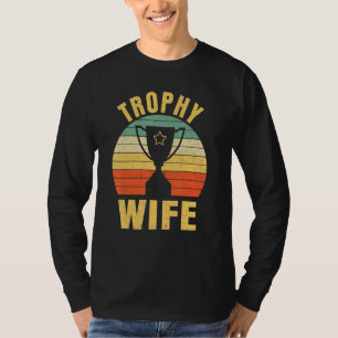 Retro Vintage Trophy Wife Mum Reward  Best Mother' T-Shirt