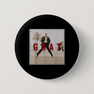 Retro Vintage Trump Goat Middle Finger Felon 6 Cm Round Badge