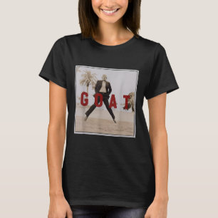 Retro Vintage Trump Goat Middle Finger Felon T-Shirt