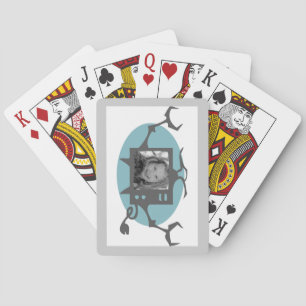 Retro Vintage TV Playing Cards