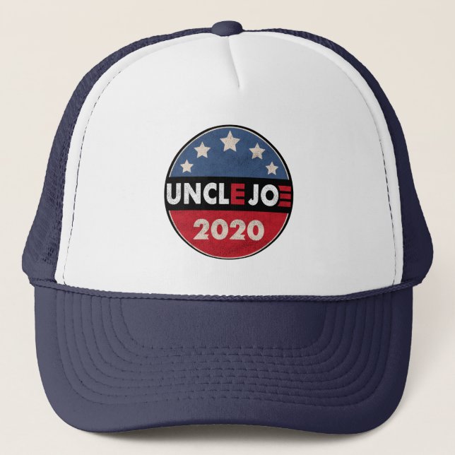 Retro Vintage Uncle Joe Biden President 2020 Trucker Hat (Front)