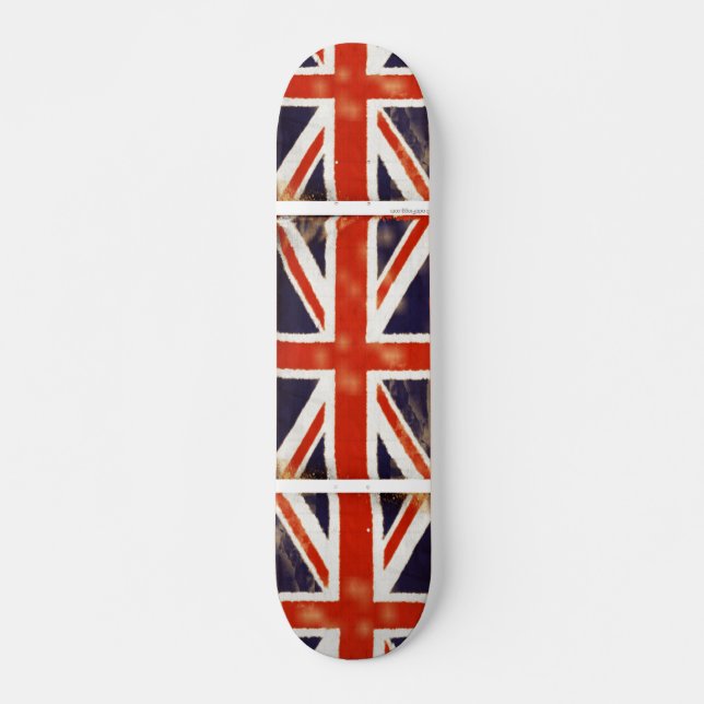 Retro Vintage Union Jack Skate Deck (Front)