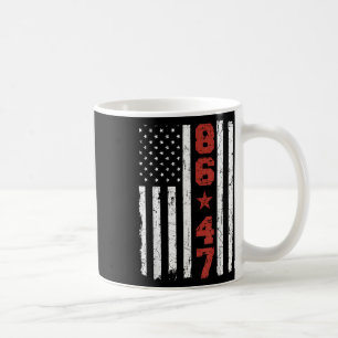 Retro Vintage Usa Flag 86 47 Anti Trump Coffee Mug
