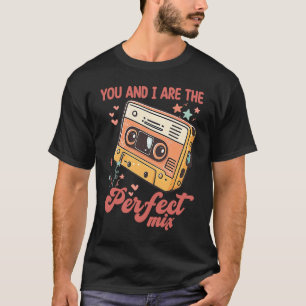 Retro Vintage Valentine's Day Cassette 80's Men Wo T-Shirt