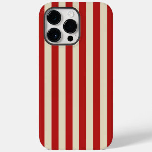 Retro Vintage Vertical PopCorn Classic Stripes iPhone 14 Pro Max Case