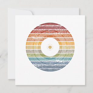 Retro Vintage Vinyl 80s 90s Music Party Disco Gift Card