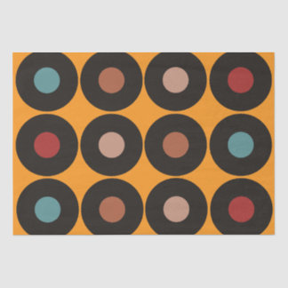 Retro Vintage Vinyl Record Music Tissue Paper
