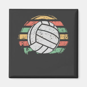 Retro Vintage Volleyball Magnet