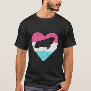 Retro Vintage Walrus Gift For Women Or Girls T-Shirt