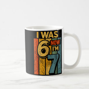 Retro vintage was 6 7 funny 67 birthday boy girls coffee mug