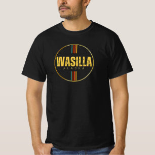 Retro vintage Wasilla city alaska state 70s groovy T-Shirt