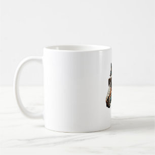 Retro Vintage Western Colourful Horse Coffee Mug