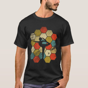 Retro vintage yoga and meditation hobby funny 2 T-Shirt