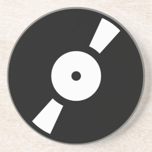 retro vinyl record coaster