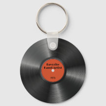 Retro Vinyl Record Custom Favourite Band Artist