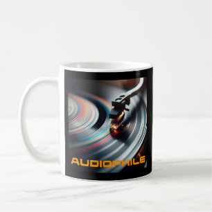 Retro Vinyl Record, Music Lover Coffee Mug