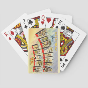 Retro Virginia Beach Playing Cards