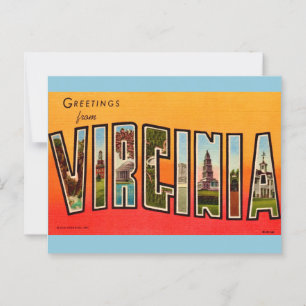Retro Virginia Postcard