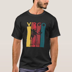 Retro Virgo Zodiac Sign August September Birthday  T-Shirt