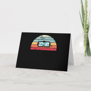Retro Virtual Reality Sunset Vintage vr Sunrise Card