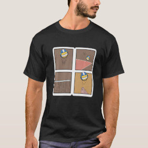 Retro Volleyball Coach Spike Volleyball Player T-Shirt