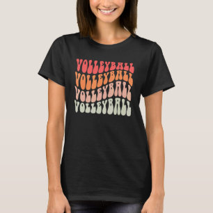 Retro Volleyball For Teen Girls Volley Ball Player T-Shirt
