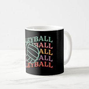 Retro Volleyball Sport Coffee Mug