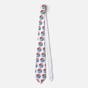 Retro Vote Badge Tie