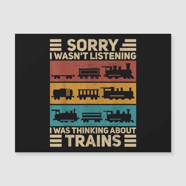 Retro Wagon Train Lover Model Railroad Conductor F (Front)