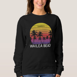 Retro Wailea Beach Beach Surf Vintage Palm Venice Sweatshirt