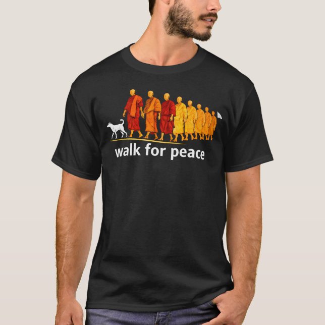 Retro Walk For T-Shirt (Front)