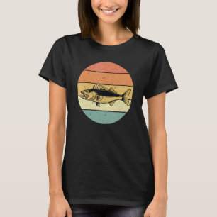 Retro Walleye Fish Outfit Love Freshwater Fishing T-Shirt
