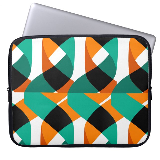 Retro Wallpaper: Vintage Design Laptop Sleeve (Front)