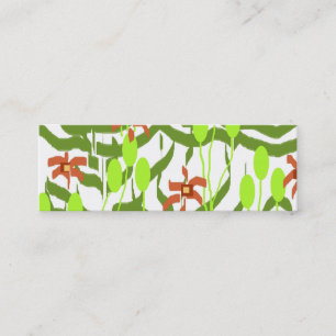 Retro Walpaper Mini Business Card