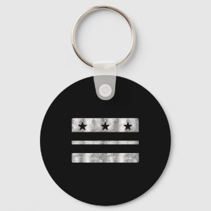 Retro Washington Dc Flag Of District Of Columbia S Key Ring
