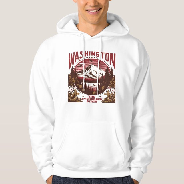 Retro Washington Hoodie (Front)