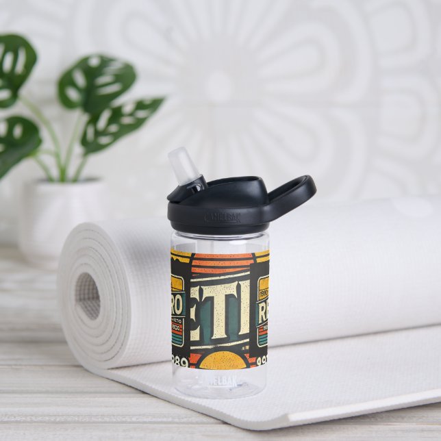 RETRO  WATER BOTTLE (Yoga)