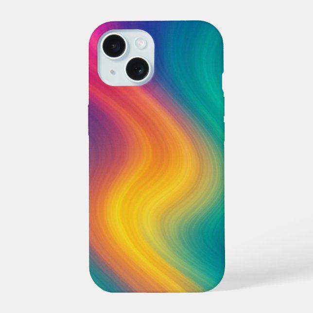 Retro Wave Abstract Phone Case (Back)