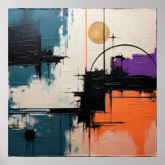 Retro Wave Design 03 - Poster Paper