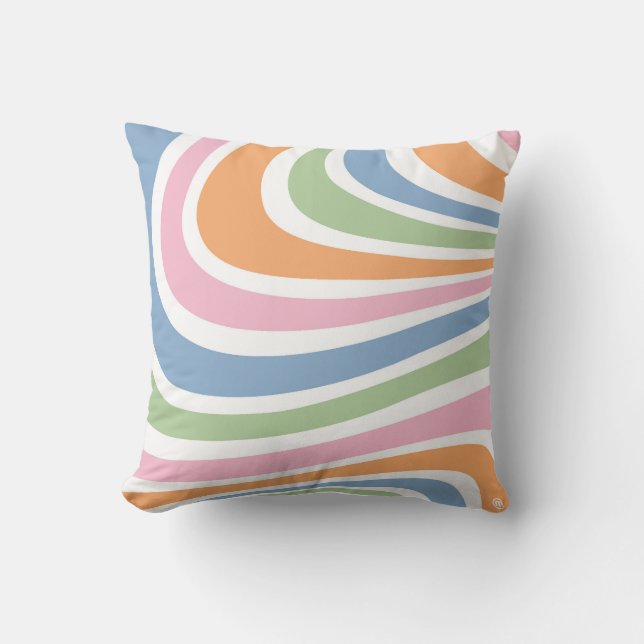 Retro Wave Design Cushion (Front)
