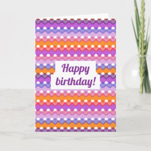 Retro Waves Card