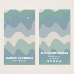 Retro Waves Earring Necklace Jewellery Display Car