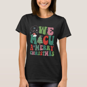 Retro we micu a merry christmas medical icu rn aid T-Shirt