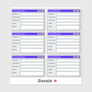 Retro Web Page Username Log Password Tracker 